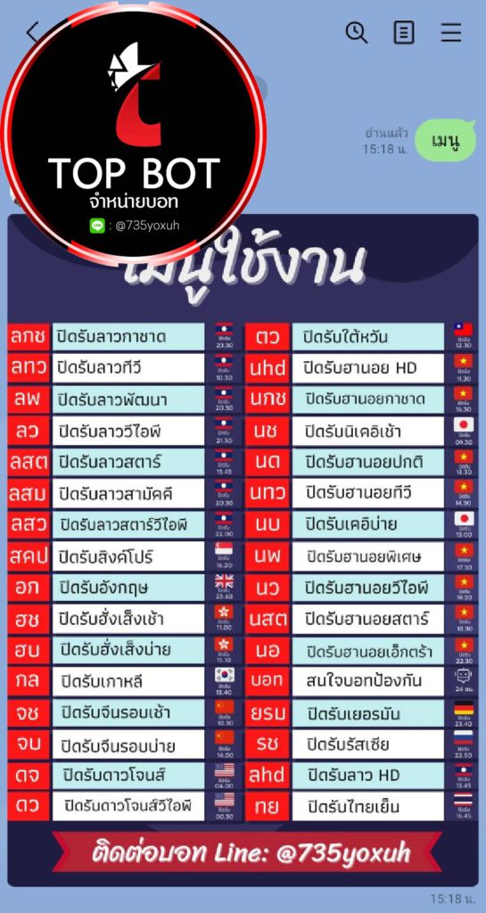 บอทปิดหวย